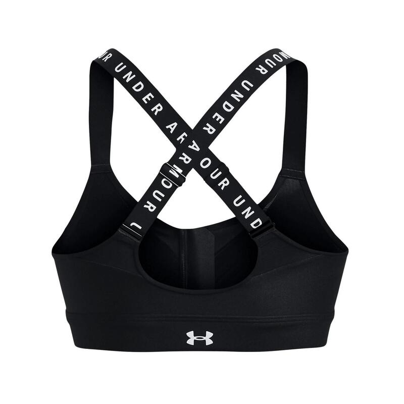 Sutien pentru sport Ua W Infinity High Bra Zip - negru femei