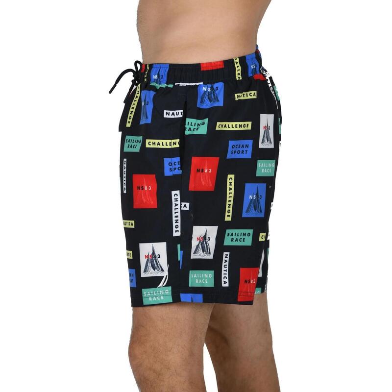 Sort de plaja Bart 6" Swim Short - albastru inchis barbati