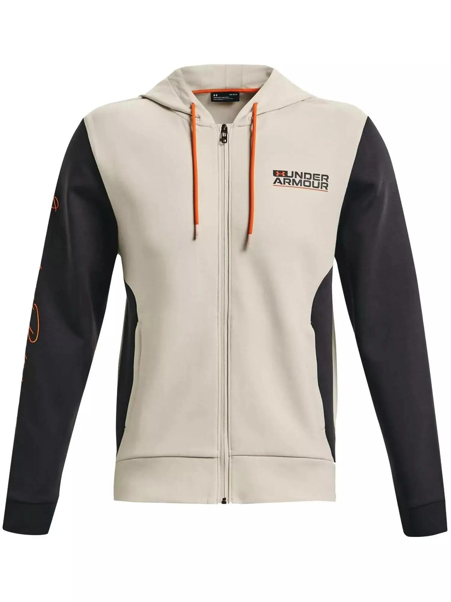 Kapuzenpullover UA SUMMIT KNIT FZ HD Herren - sand 4/5