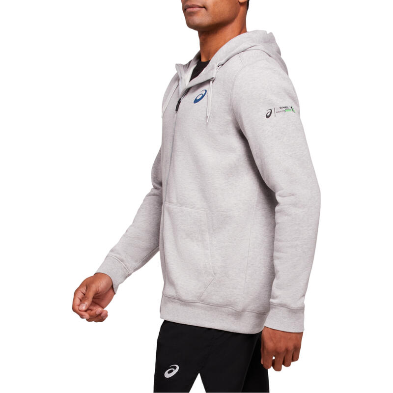 Sweatshirt desportiva com capuz ASICS Paris FZ para homem