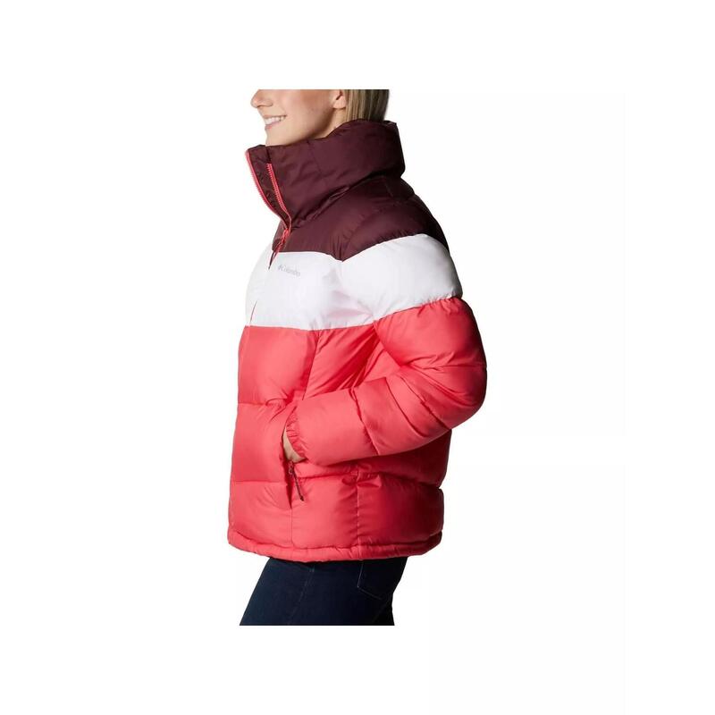 Puffect Color Blocked Jacket női átmeneti kabát - rózsaszín