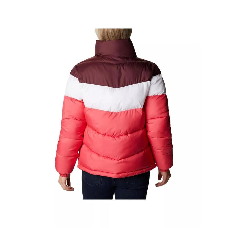 Puffect Color Blocked Jacket női átmeneti kabát - rózsaszín