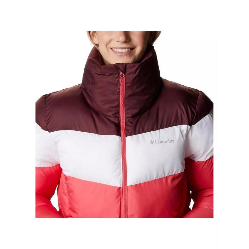 Jacheta de primavara Puffect Color Blocked Jacket - roz femei
