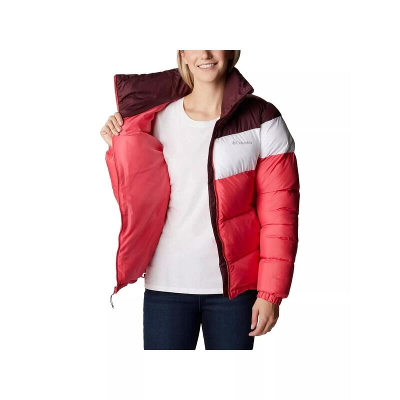 Jacheta de primavara Puffect Color Blocked Jacket - roz femei