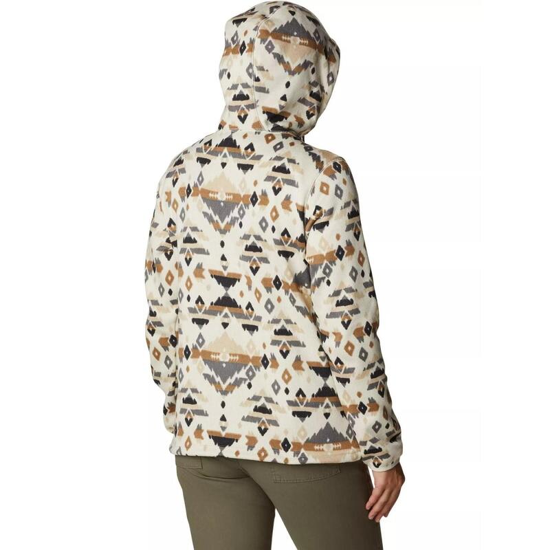 W Sweater Weather Hooded Pullover női polár pulóver