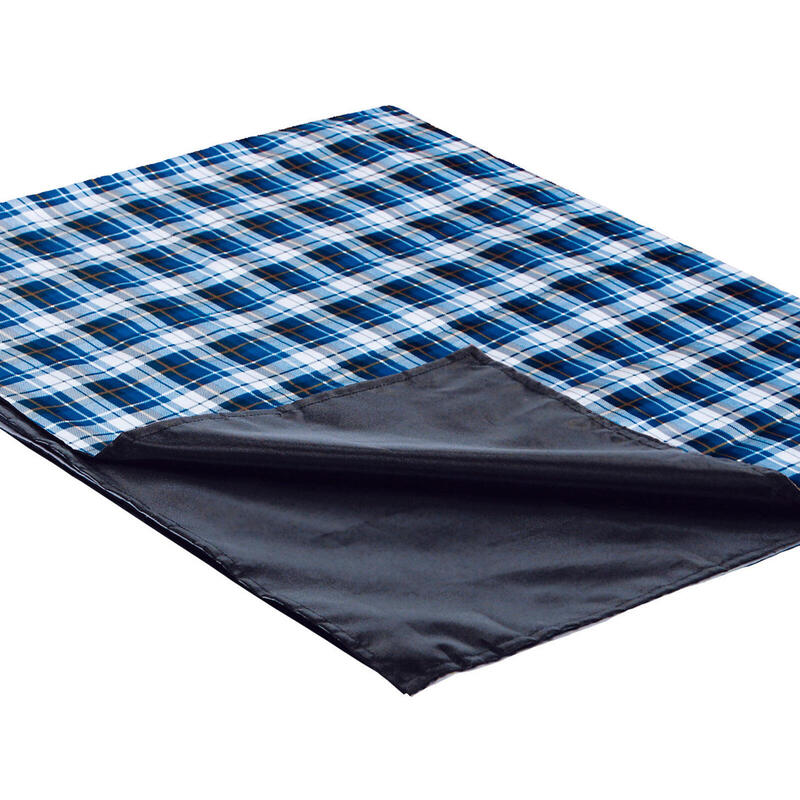 Couverture De Pique-nique Ou De Plage - Tapis Doux - Idéal Pour Le Camping En Plein Air - Noir