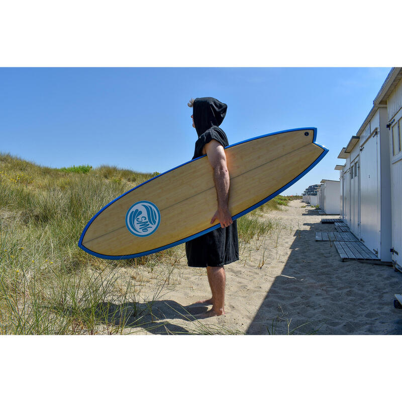 Poncho surf microfibre sans manches