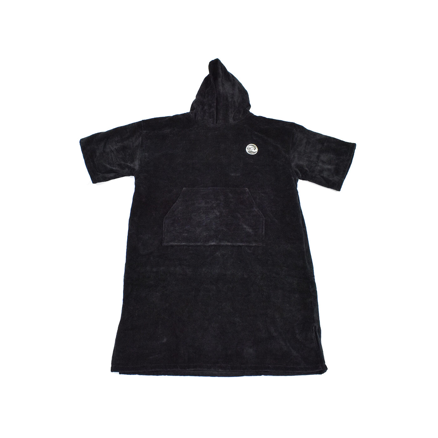 9ws - Poncho Surf Coton Avec Manches - Serviette Poncho - Noir - Taille Unique - Decathlon
