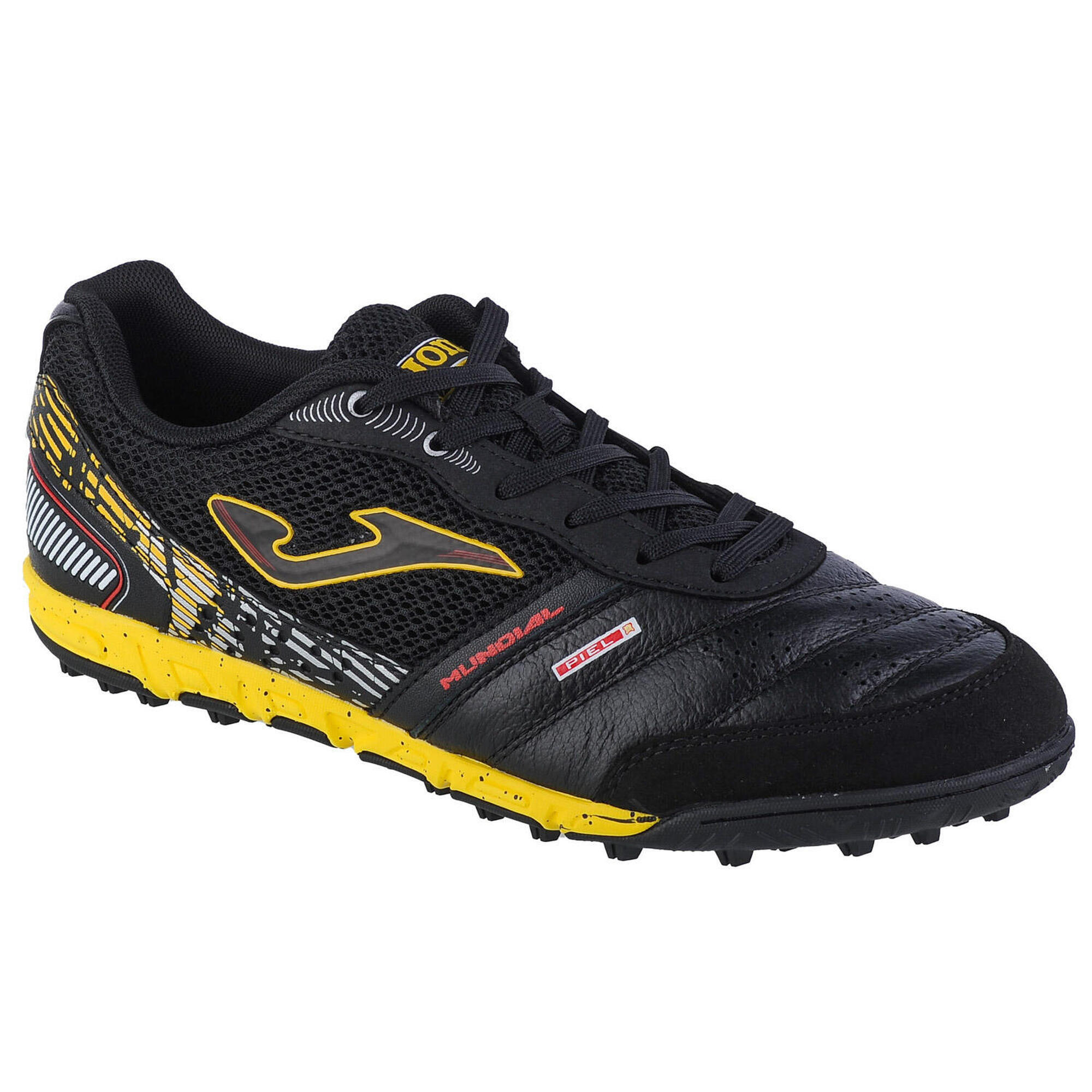 Joma - Chaussures De Foot Turf Pour Hommes Mundial 23 Munw Tf - Chaussures De Football - Jaune|noir - 42,5 - Decathlon