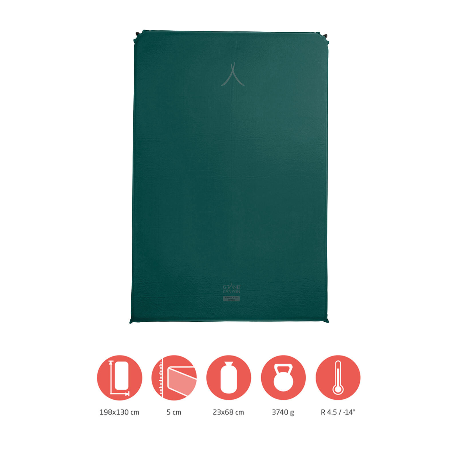 Matelas à air double Hancock Auto-gonflant 5.0 2/7