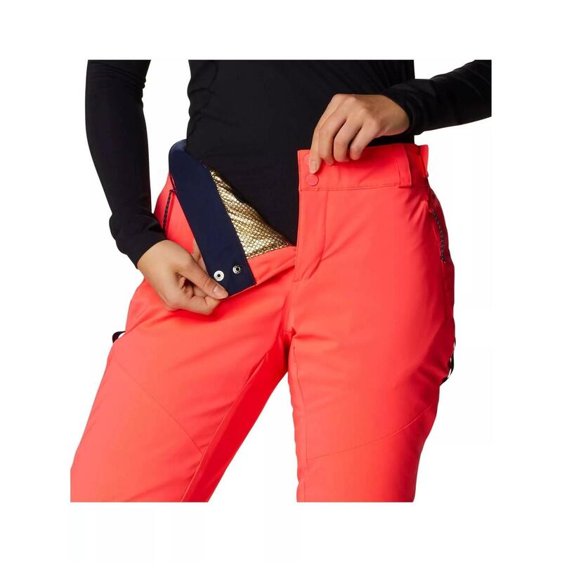 Geaca de schi Backslope II Insulated Pant - rosu femei