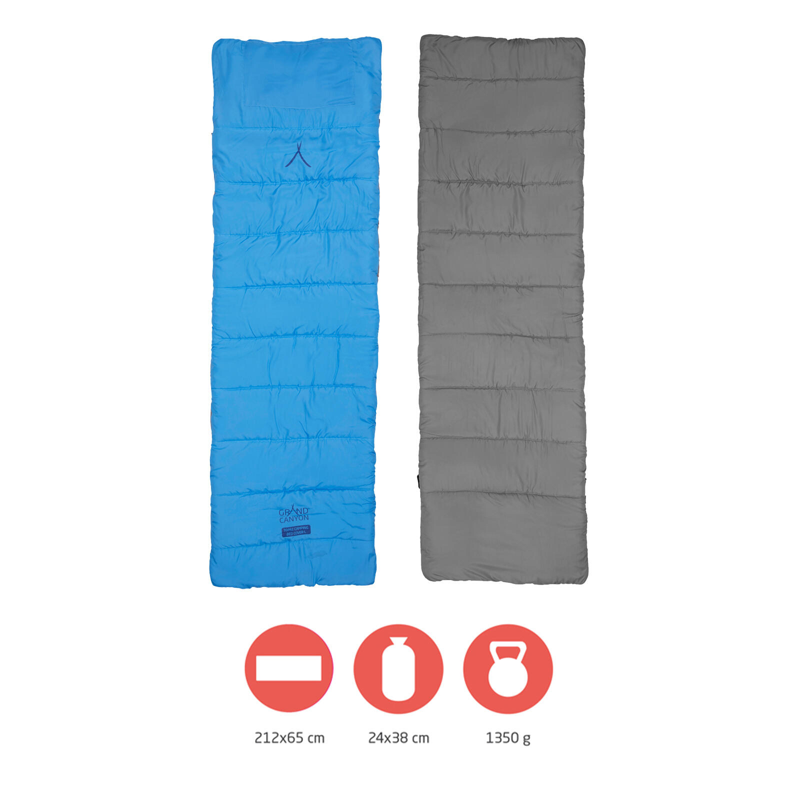 Feldbett Auflage Topaz Camping Bett Decke Klappbett Bezug Lang L 1/7