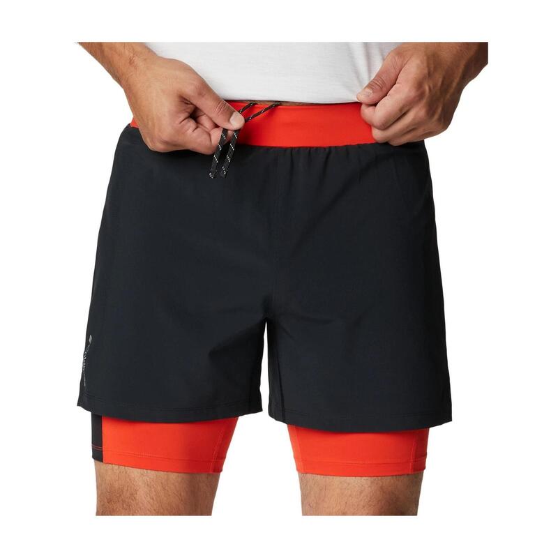 Pantaloni scurti pentru sport M Endless Trail 2 In 1 Short - negru barbati