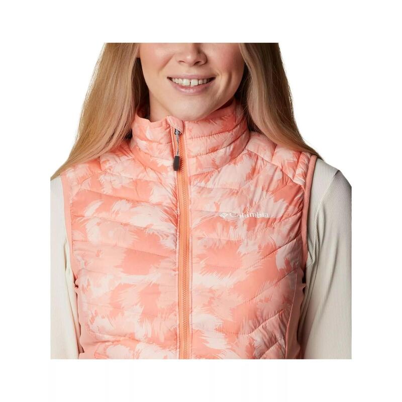 Weste Powder Pass Vest Damen - rosa