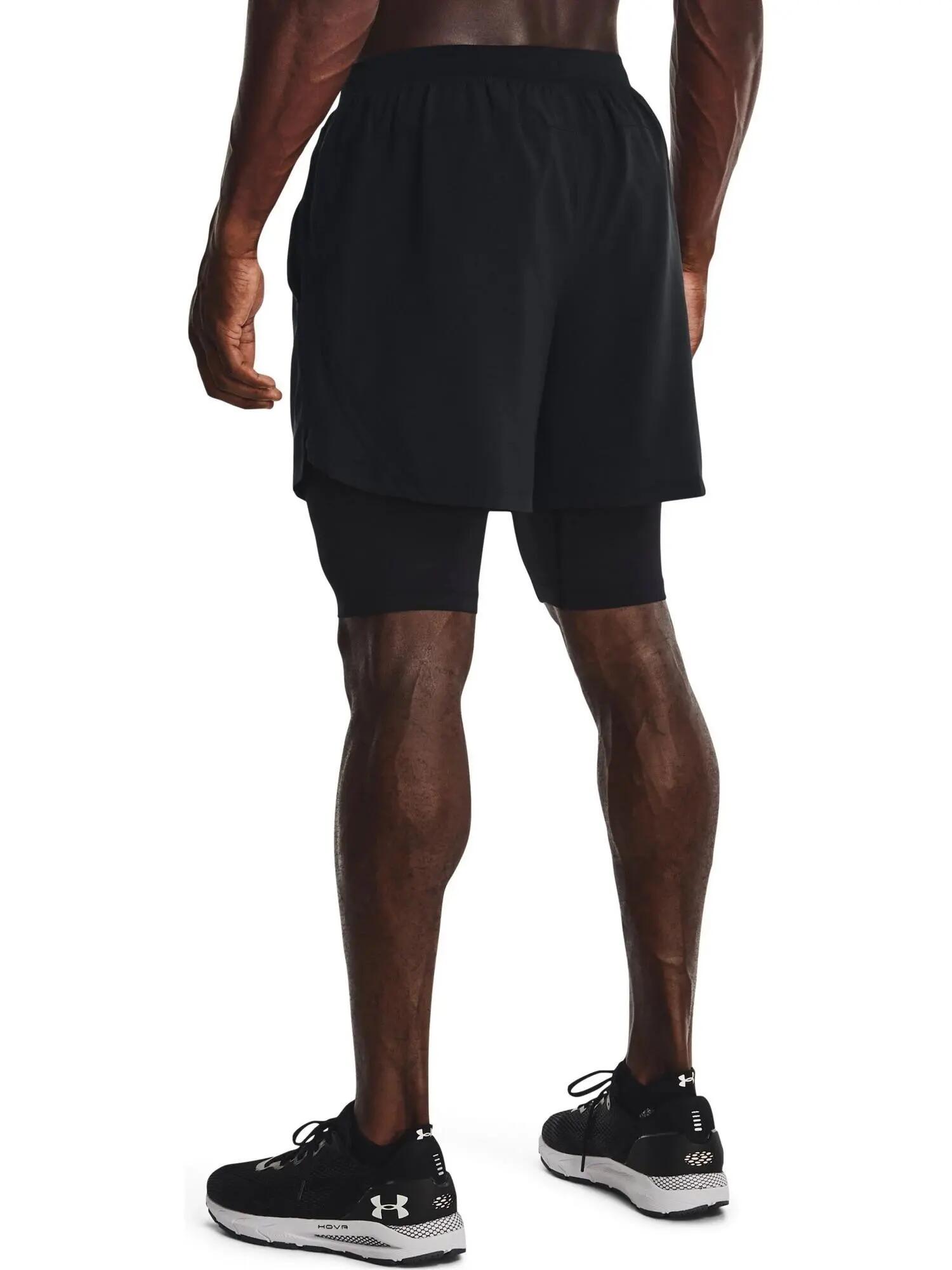 Ua M Launch Sw 5'' 2N1 Short férfi sport rövidnadrág - fekete 2/7