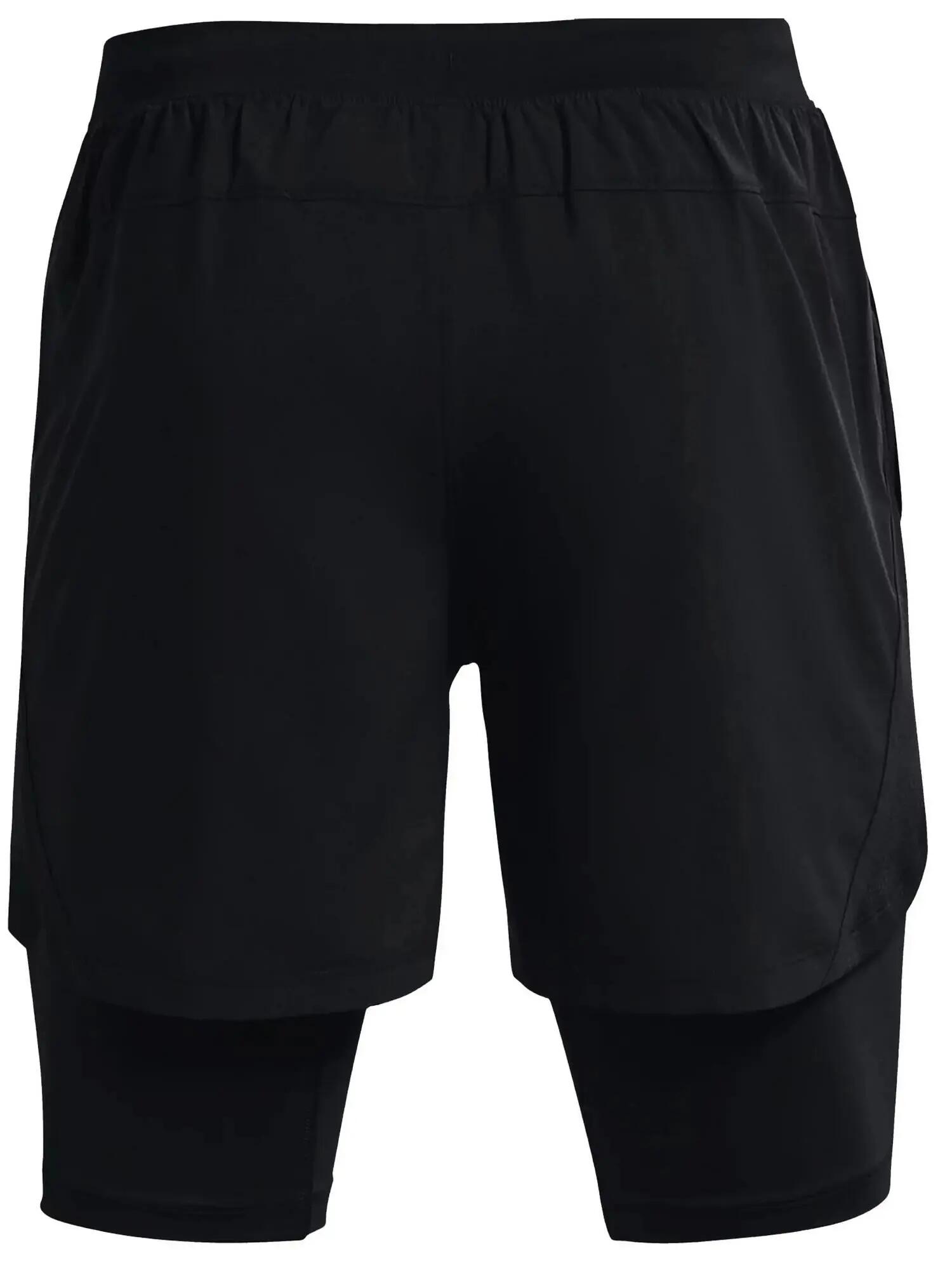 Ua M Launch Sw 5'' 2N1 Short férfi sport rövidnadrág - fekete 7/7