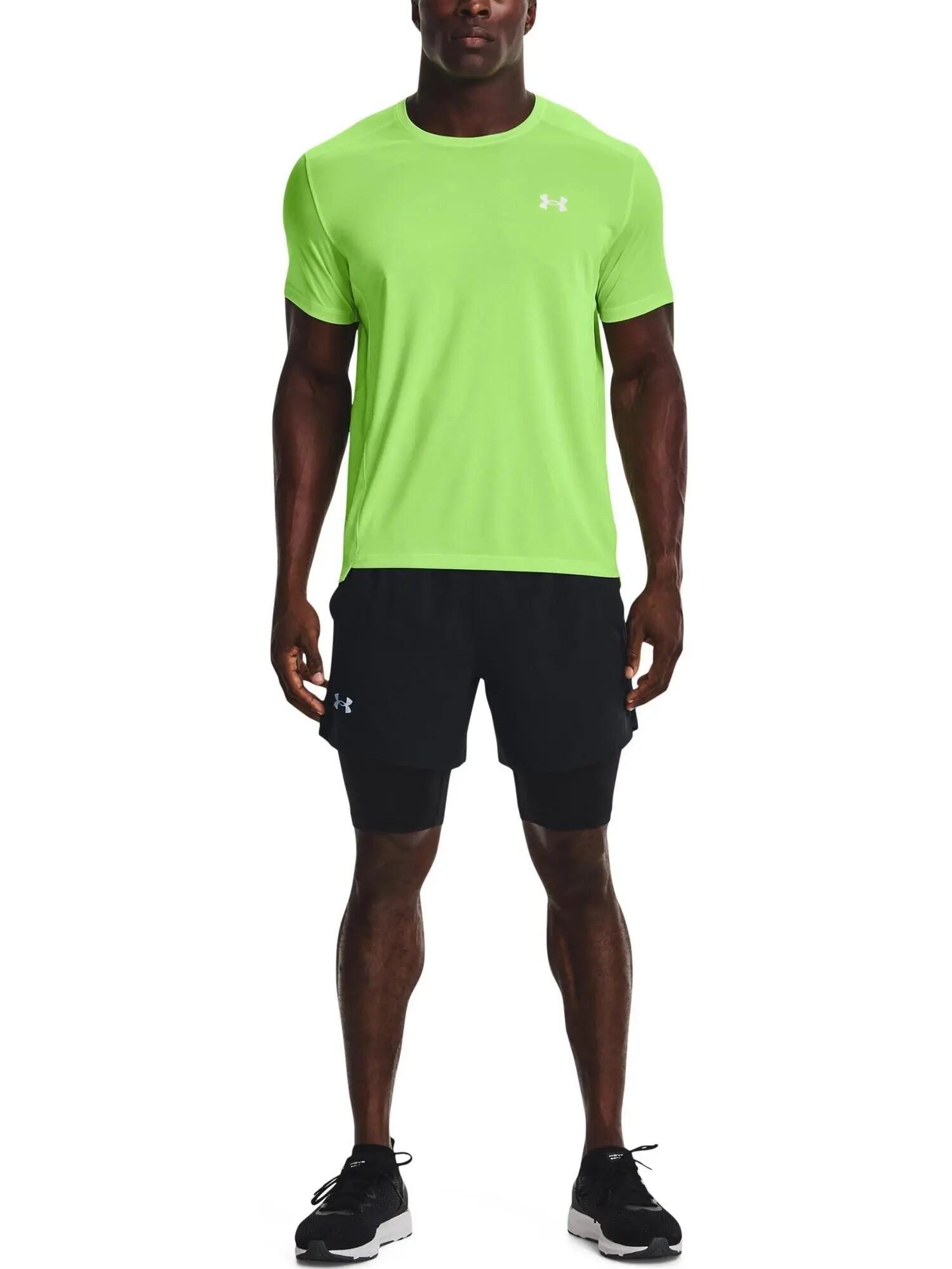 Ua M Launch Sw 5'' 2N1 Short férfi sport rövidnadrág - fekete 3/7