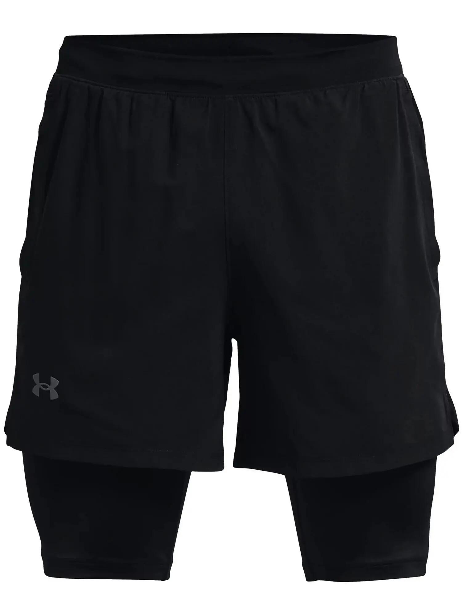 Ua M Launch Sw 5'' 2N1 Short férfi sport rövidnadrág - fekete 6/7