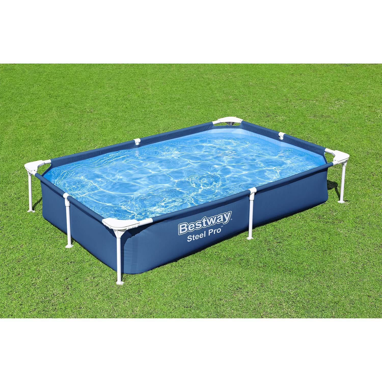Bestway Steel Pro zwembad 221x150x43 cm 3/6