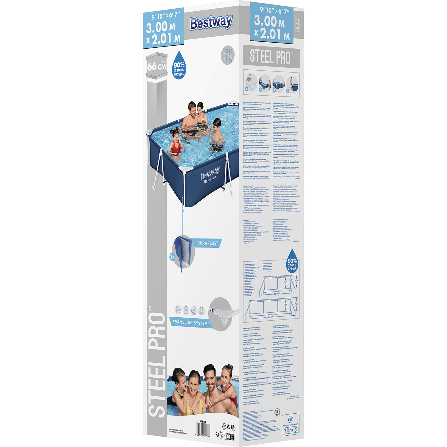 Bestway Schwimmbad Steel Pro 2/7