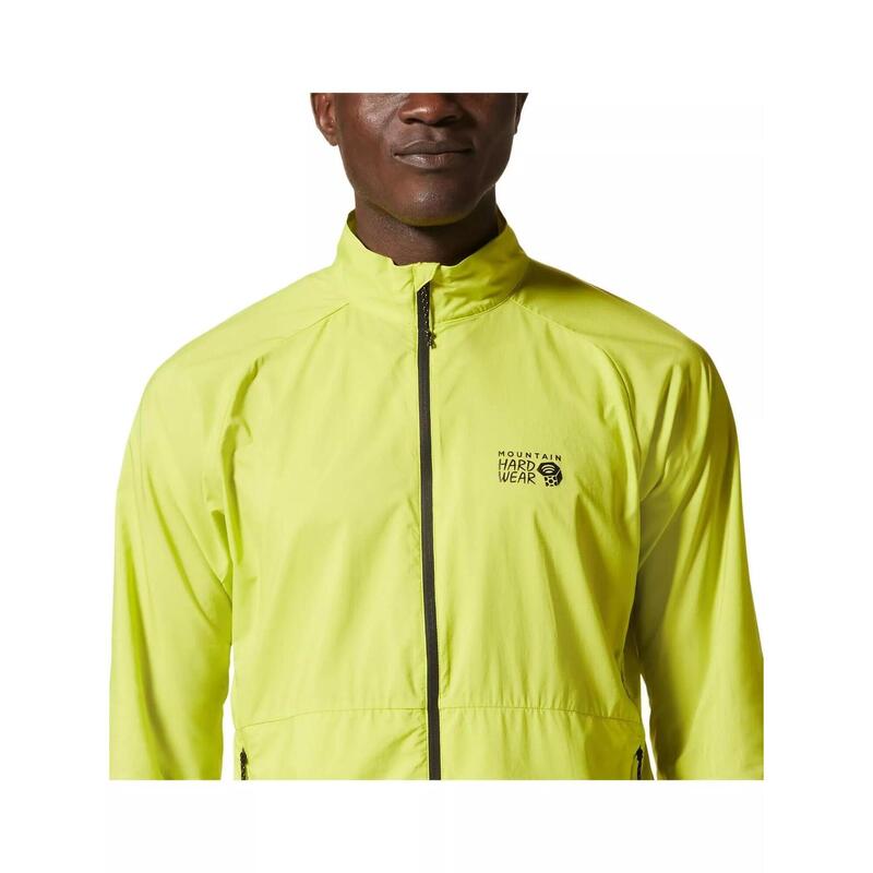 Geaca de vant Kor AirShell Full Zip Jacket - verde barbati