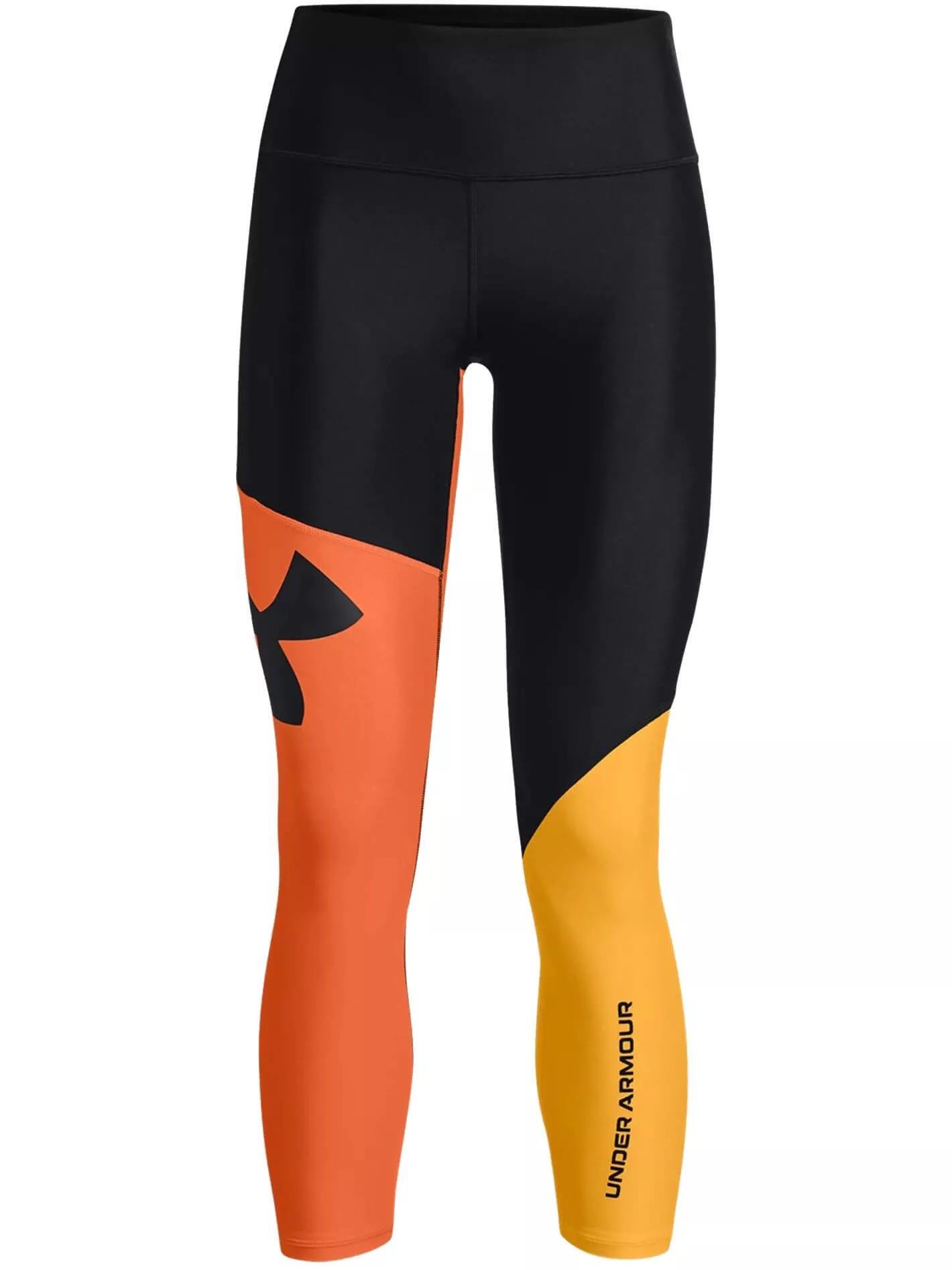 Leggings Under Armour Colorblock neri per allenamento 4/6
