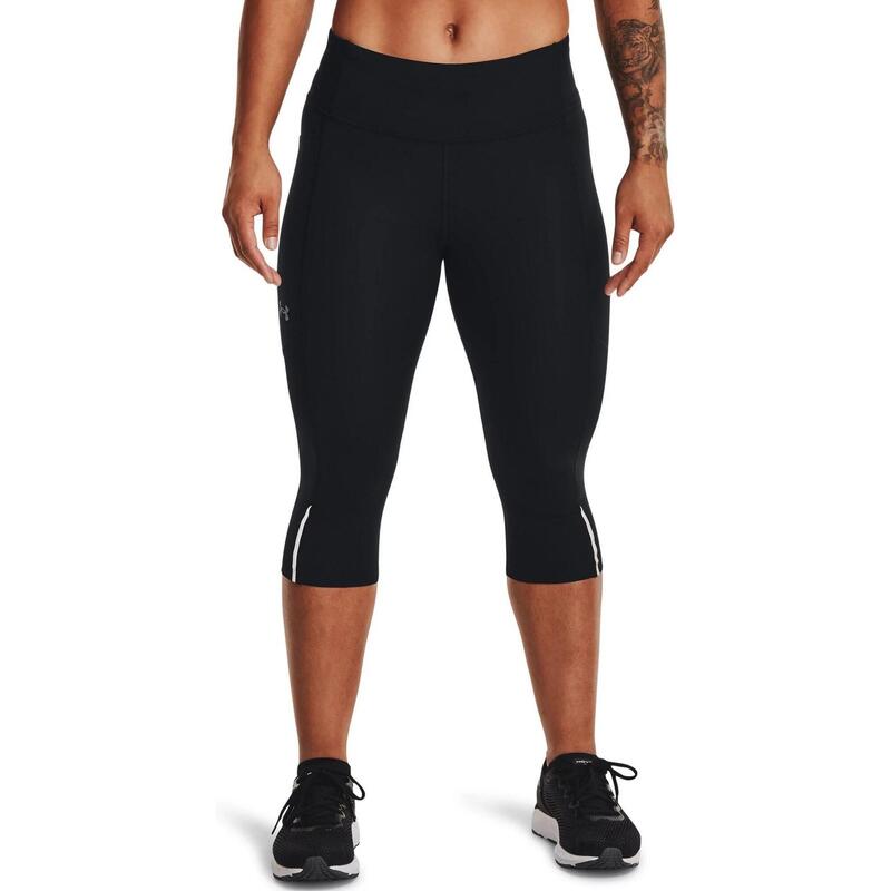 Pantaloni de sport UA Fly Fast 3.0 Speed Capri - negru femei