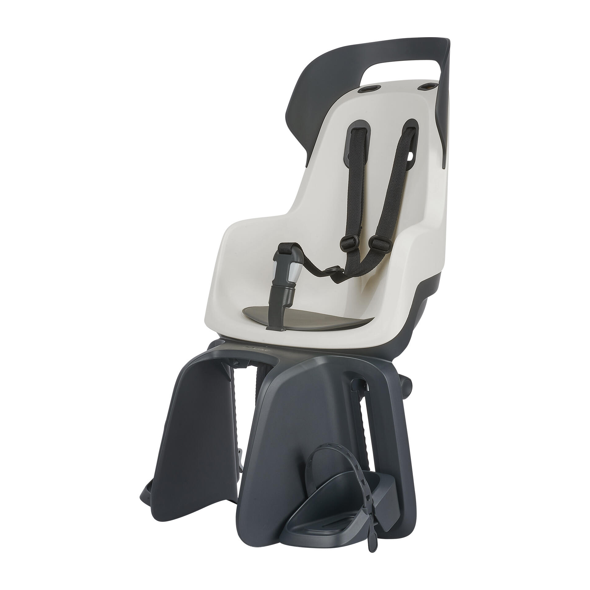 Bobike - Siège Arrière Pour Vélo Go Pour Porte-bagages Vanille Pastel - Siège Vélo Enfant - Blanc|noir - Taille Unique - Decathlon