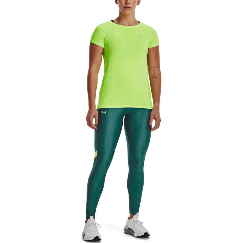 Armour Mesh Panel Leg női sportnadrág - zöld