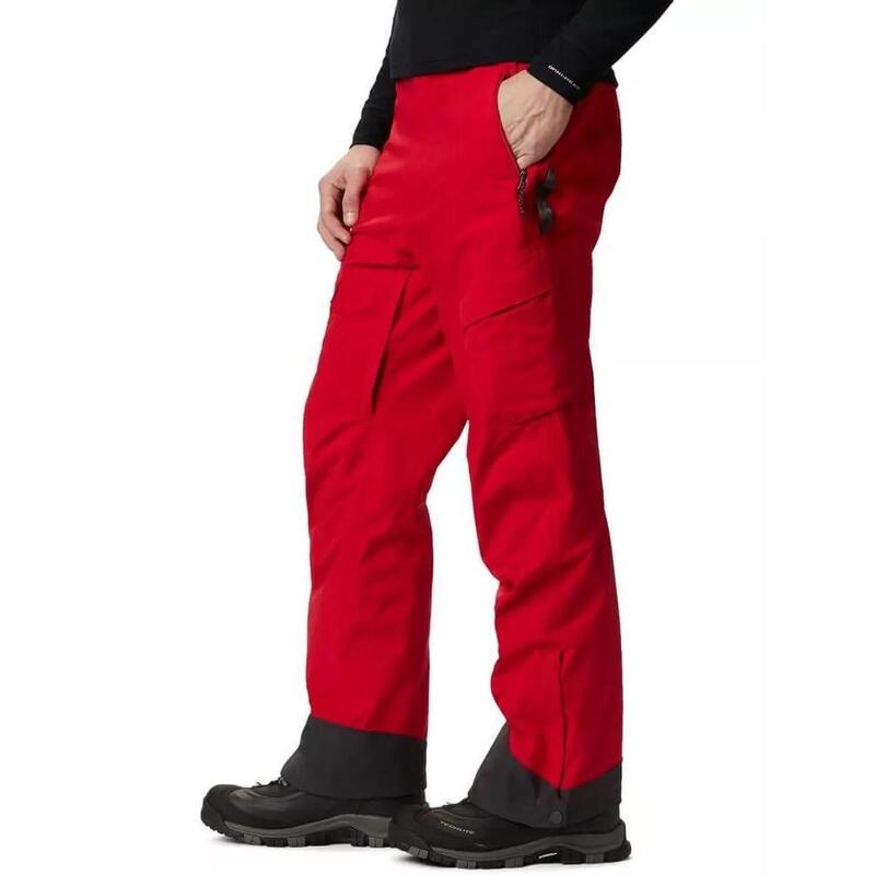 Pantaloni de schi Powder Stash Pant - rosu barbati