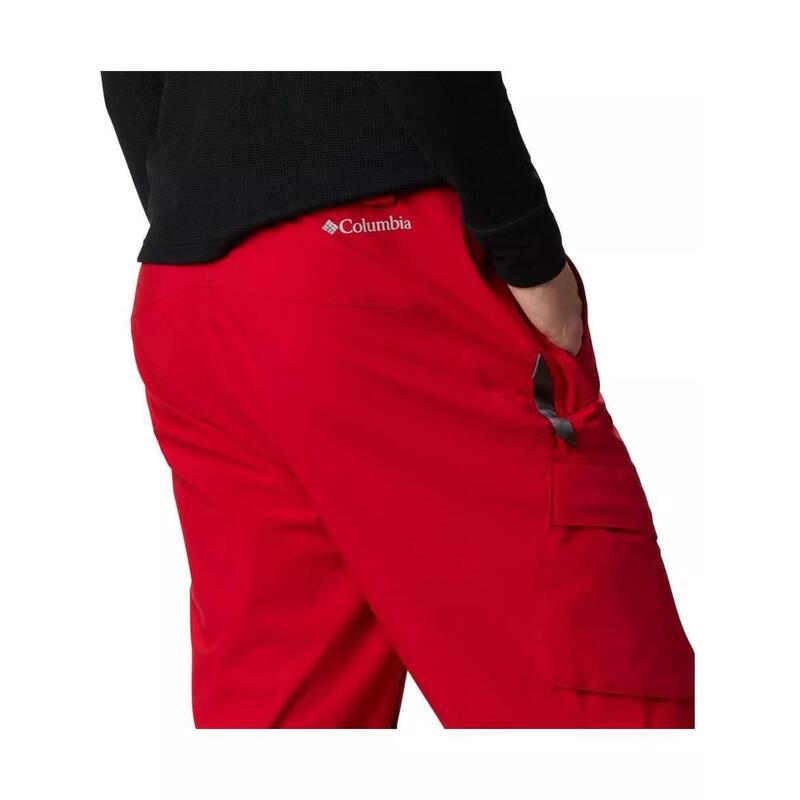 Pantaloni de schi Powder Stash Pant - rosu barbati