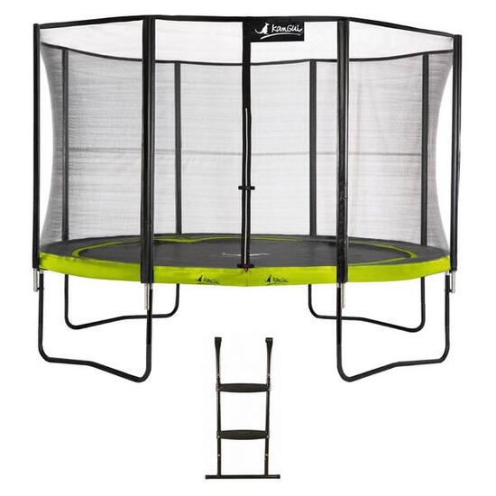 Punchi Green 360 Trampolin + Leiter