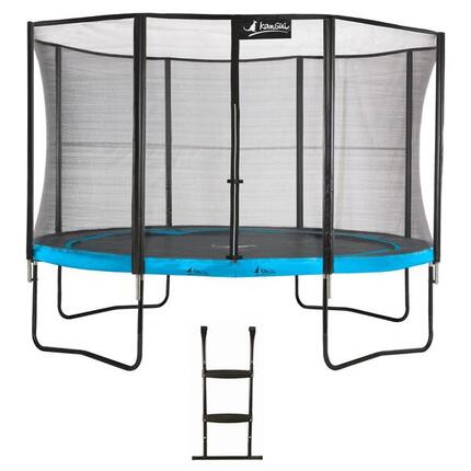 Punchi Blue 360 ​​​​Trampolin + Leiter