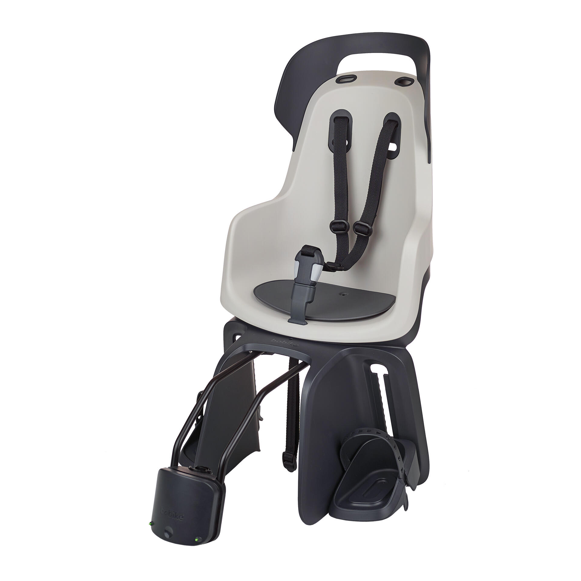 Bobike - Siège Arrière Pour Vélo Go À Monter Sur Le Cadre Vanille Pastel - Porte Bébé - Blanc|noir - Taille Unique - Decathlon