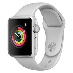 Reconditionné - Apple Watch Series 3 38mm GPS Argent/Nuage - état correct