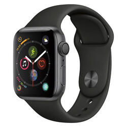 Refurbished - Apple Watch SE 40mm GPS Aluminium Grijs Sidereal/Zwart - Redelijk