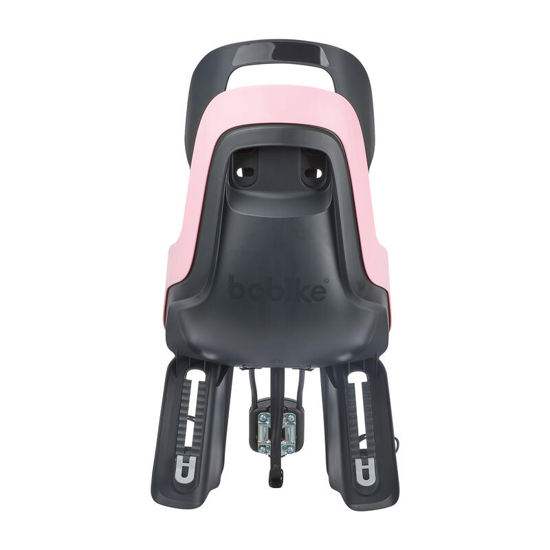 Cadeira Bicicleta Traseira GO Fixação Quadro Rosa Bebé Pastel