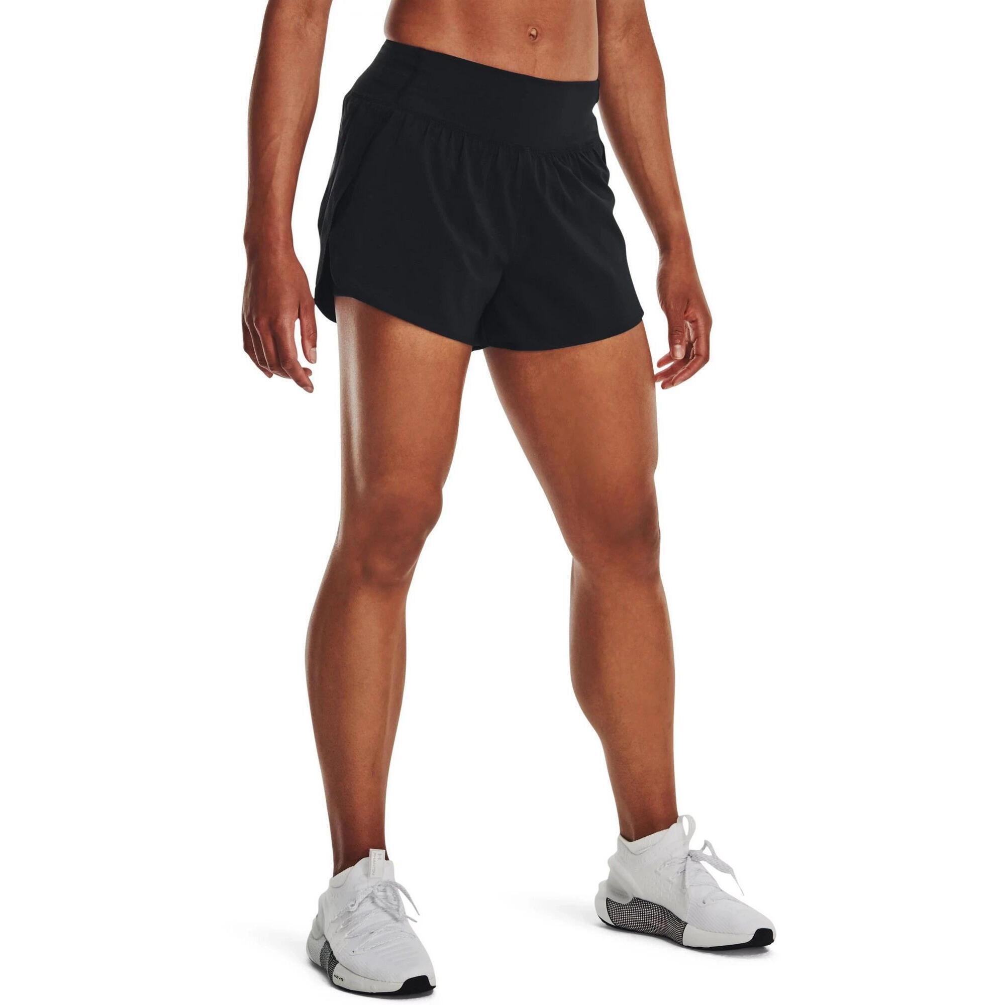 Under Armour - Short D'Entraînement Femme Flex Tissé 2en1 Under Armour - Short - Noir - 42 M/l - Decathlon
