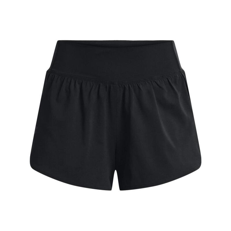 Flex Woven 2-In-1 Short női sport rövidnadrág - fekete