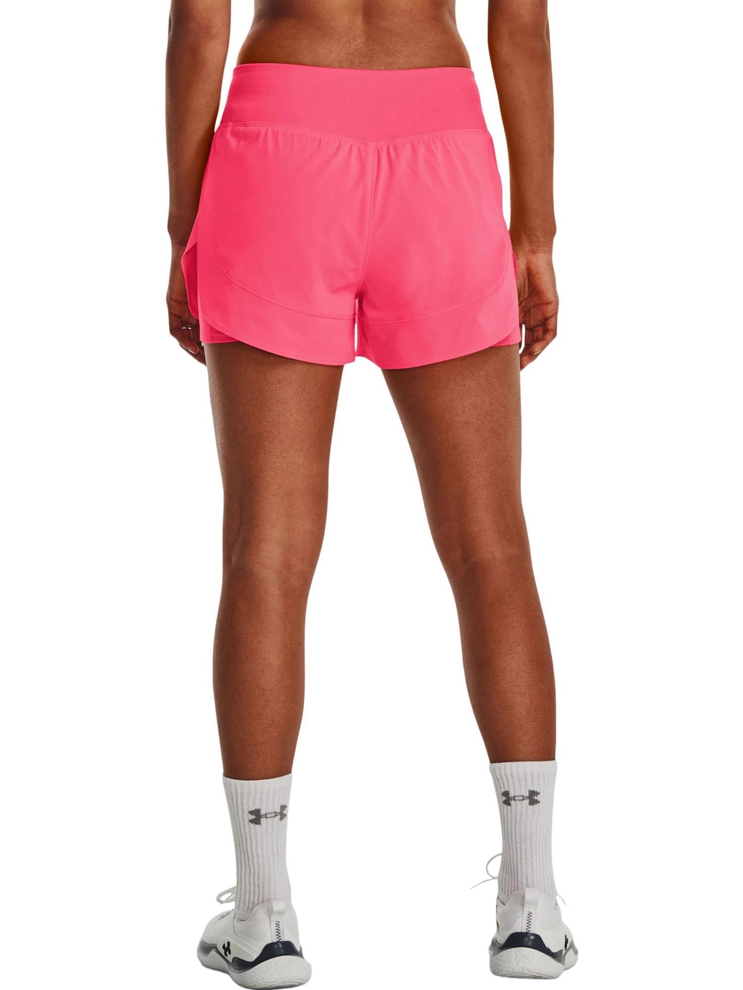 Pantalon corto para mujer Under armour Flex en color rosa 2/7