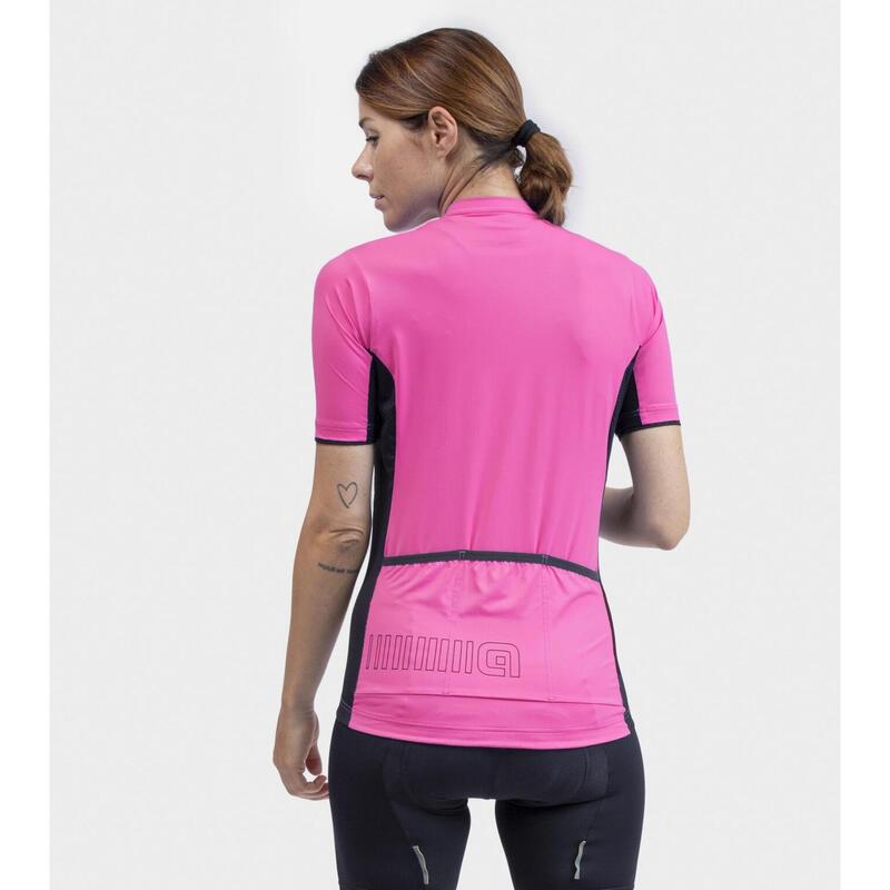 Alé Color Block Pink Women's Short Sleeve Jersey