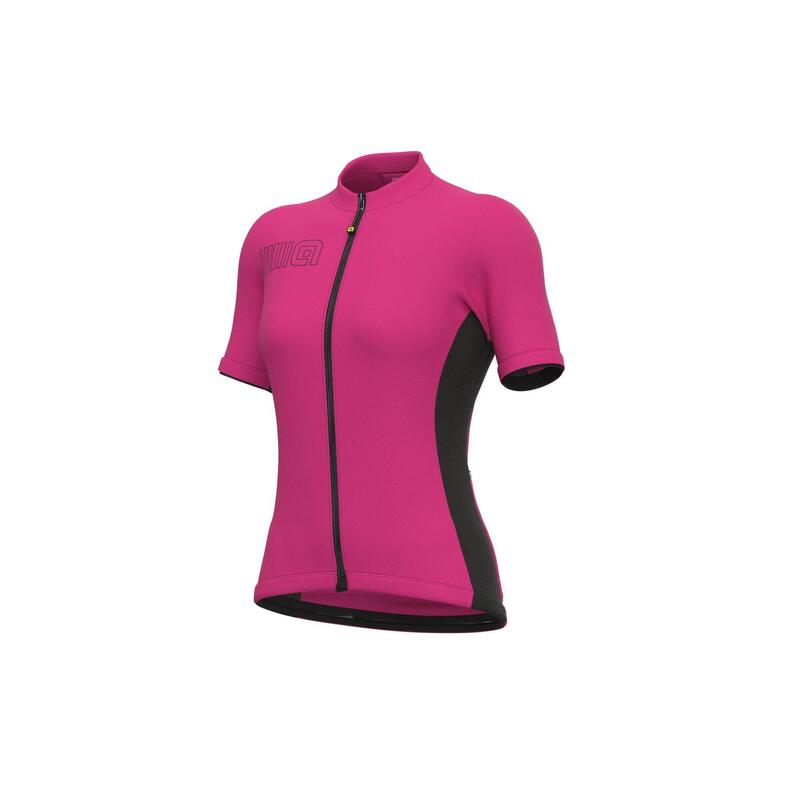 Maillot Manches Courtes Femme Alé Color Block Rose