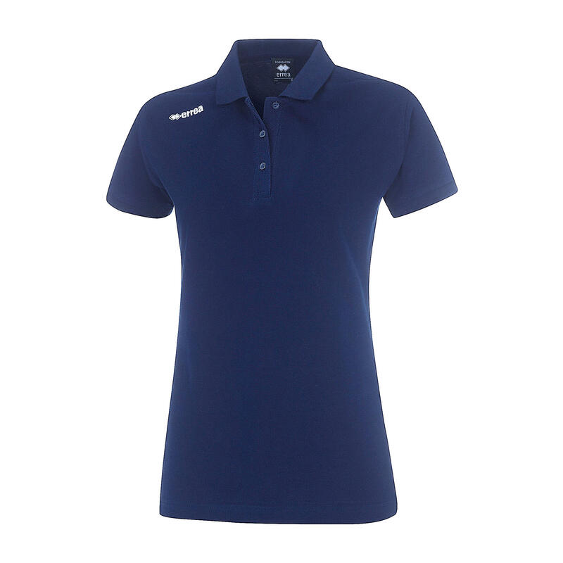 Polo Errea Team Ladies Mc Ad Blu Donna