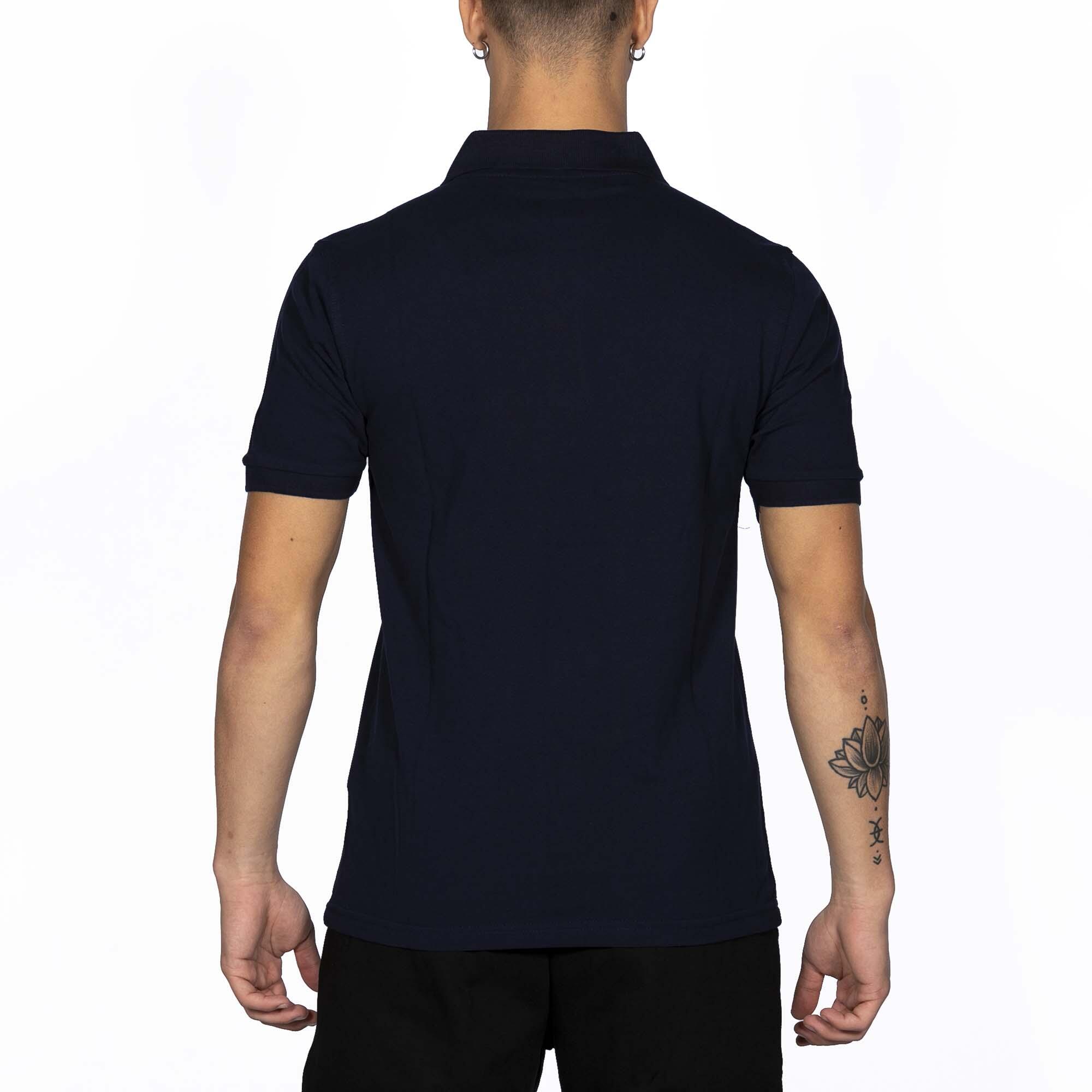 Polo  Errea Team Colour 2012 Ad Mc Blu  Adulto 3/4