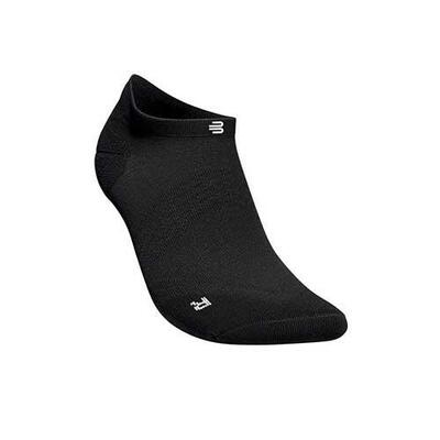 Bauerfeind sports run ultralight compressie enkelsokken zwart - vrouw
