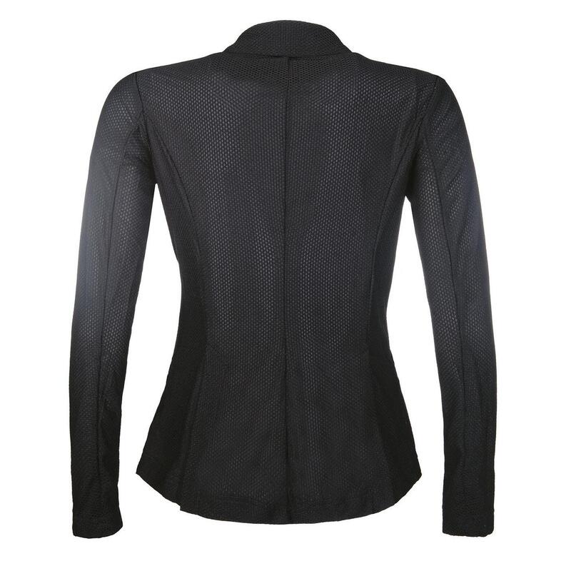 Damen Turnierjacket Mesh schwarz