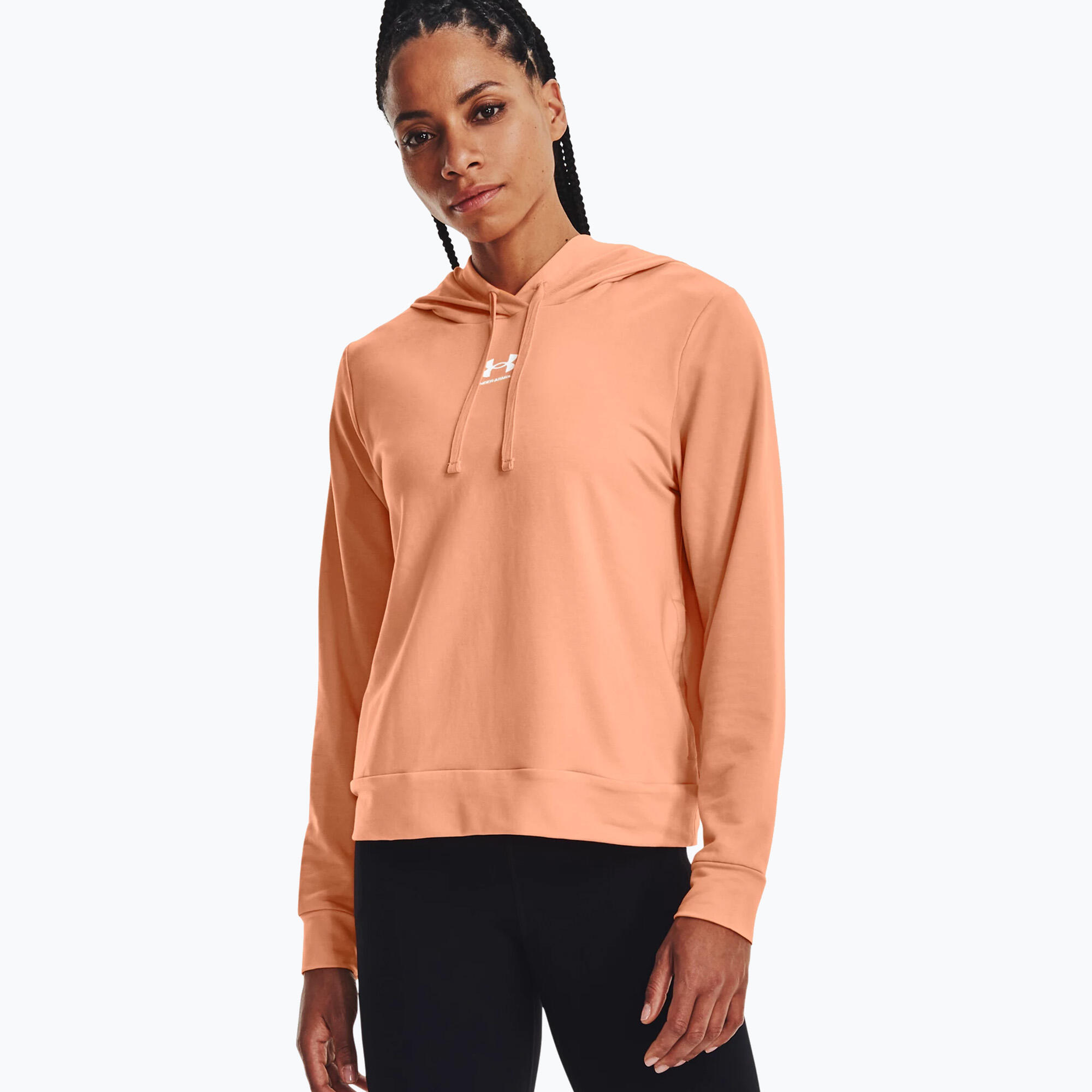 Under Armour Rival Terry Hoodie Sweatshirt d'entraînement pour femmes 3/4