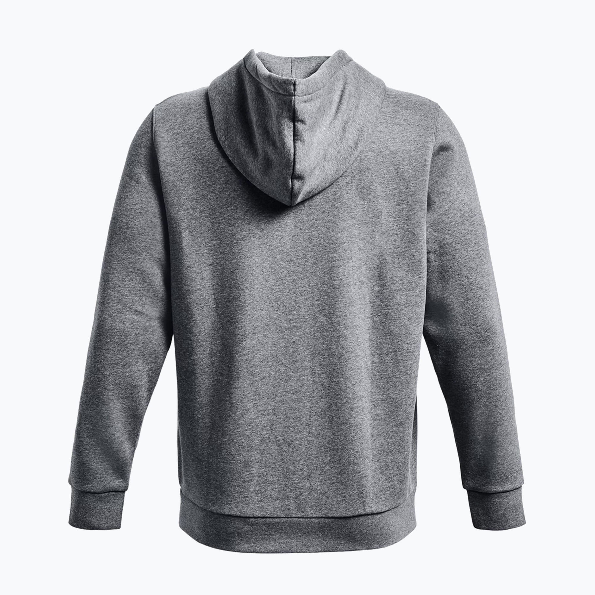 Felpa da uomo Under Armour Essential Fleece con cappuccio e zip integrale 6/7