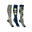 Socken für Reitsport 3er Set Cardiff navy/olivgrün