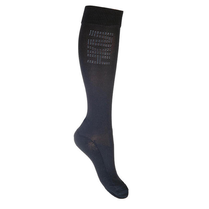 ReitReitsocken Silicone schwarz